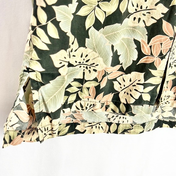 COOKE STREET - HONOLULU |🌴Palm Leaves Tropical Print Hawaiian Button-Up Shirt - Picture 3 of 8